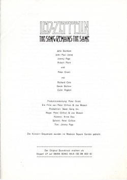 Song Remains the Same, The (Song Remains the Same, The)