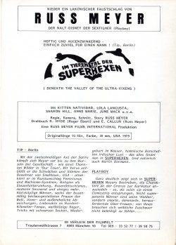 Beneath the Valley of the Ultra-Vixens (Beneath the Valley of the Ultra-Vixens)