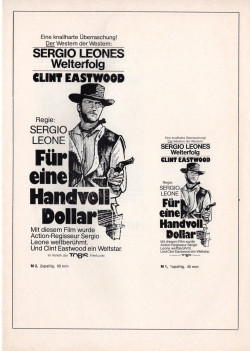 Für eine Handvoll Dollar (Per un pugno di dollari)