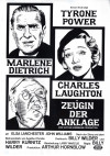 Zeugin der Anklage (Witness for the Prosecution)